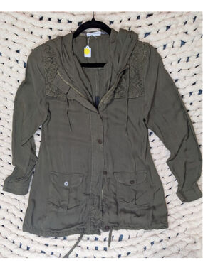 Coco Jameson Olive/Army Green Utility Jacket | Women’s Small